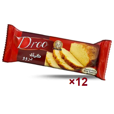 دروو كيك شيكولاته 5جنيه علبه*12