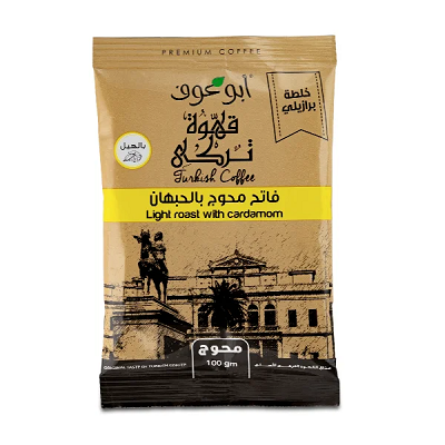 ابو عوف قهوه تركي فاتح محوج 100جم
