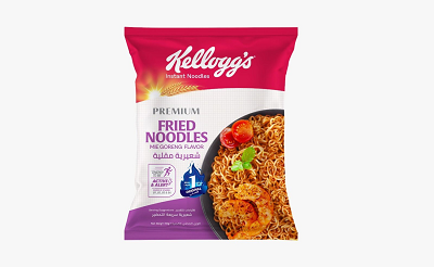 نودلز اوريجنال دجاج شعريه مقليه 15جنيه