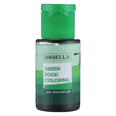 دوبيلا الوان طعام سائله اخضر 30 مل