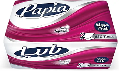 بابيا سحب 650 منديل 2طبقه