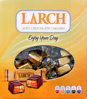 لارش كراميل مغطس علبه 1 كجم ذهبي