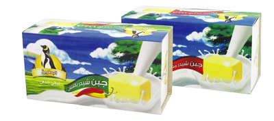 البطريق جبن شيدر فلفل 450 جم