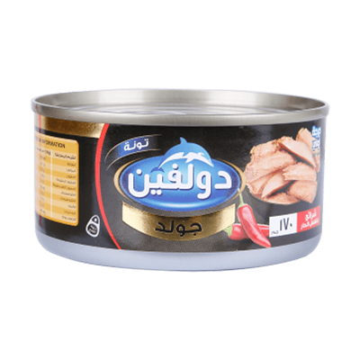 دولفين تونه فصوص حار 185 جم