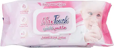 ماكس تاتش مناديل مبلله للاطفال 120 منديل