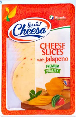 تشيزا جبن شيدر شرائح فلفل 150جم