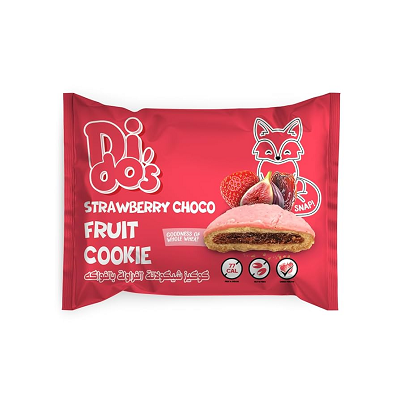 ديدوز كوكيز شيكولاته بالفراوله بالفواكه 16جم