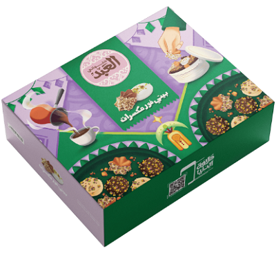 العبد بيتي فور مكسرات 64 قطعه