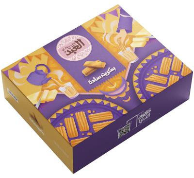 العبد بسكويت ساده 72 قطعه