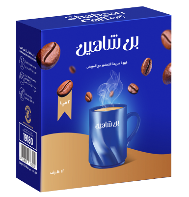 شاهين نسكافيه 2*1 علبه 12 ظرف