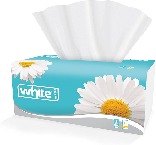 وايت مناديل سحب 500 منديل 3 طبقه ميديم