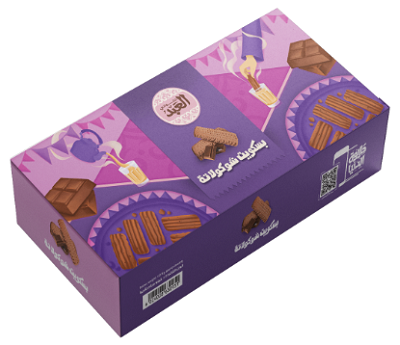 العبد بسكويت شوكولاته 36 قطعه