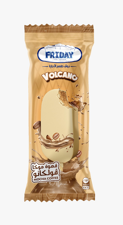 فراي داي ايس كريم فولكانو قهوه موكا استيك