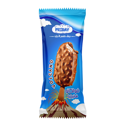 فولكانو ايس كريم فانيليا 90جم ستيك