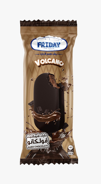 فولكانو ايس كريم دارك استيك