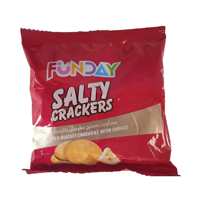 فن داي بسكويت مملح جبنه 10ج