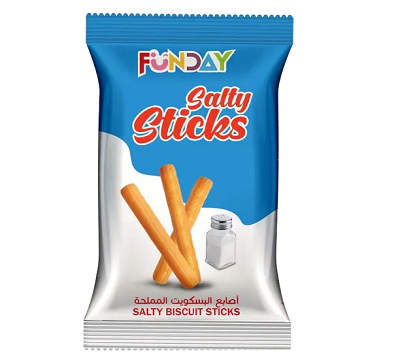 فن داي بسكويت اصابع مملح 10ج