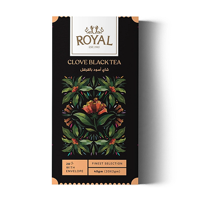 رويال شاي اسود بالقرنفل 20 فتله