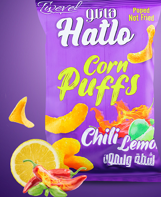 هاتلو سناكس شطه وليمون 60جم