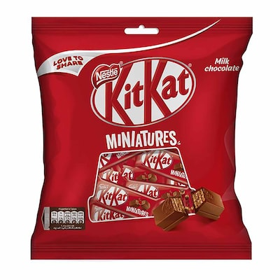 كيت كات مينياتور الواح ويفر مغطى بالشيكولاته 110جرام