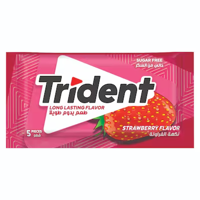 ترايدنت لبان فراوله 7 ج