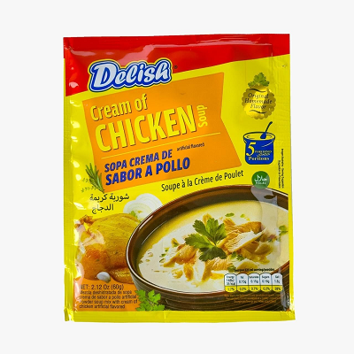 دليش شوربه كريمة الدجاج60جم