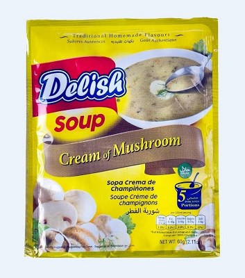 دليش شوربه كريمة الفطر60جم