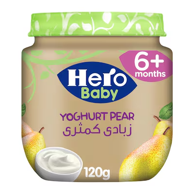 هيرو بيبي زبادي كمثري 120 جم