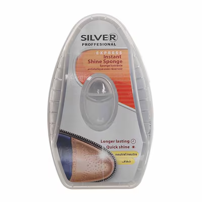 سيلفر اسفنجه احذيه بالزيت شفاف