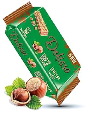 ديلسو بسكويت ويفر بندق 20ج