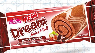 مونجيني ميجا دريم شيكولاته قطعه